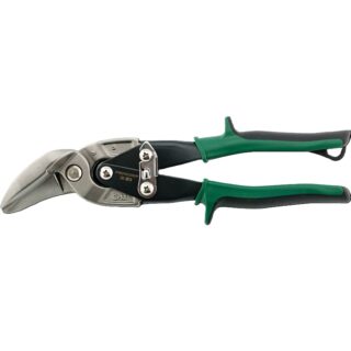 Offset Aviation Snips Green – Cuts Right Gallery Image 1