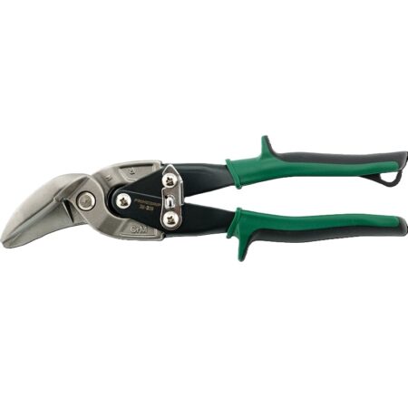 Offset Aviation Snips Green – Cuts Right Product Image