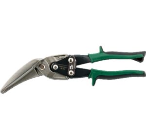 Offset Long Cut Aviation Snips Green – Cuts Right