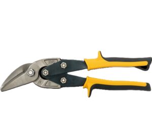 Offset Aviation Snips Yellow – Cuts Straight