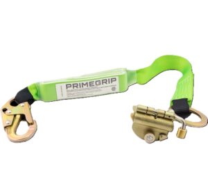 Rope Grab with Shock Absorbing Lanyard