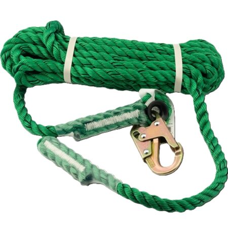 Vertical Lifeline 3-strand with Snaphook 100′ Product Image