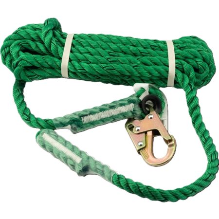 Vertical Lifeline 3-strand with Snaphook 50′ Product Image